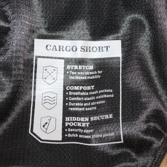 Orvis Cargo Mens Sz 37 Lightweight Stretch Comfort Hiking Fishing Khaki Shorts - Picture 13 of 14